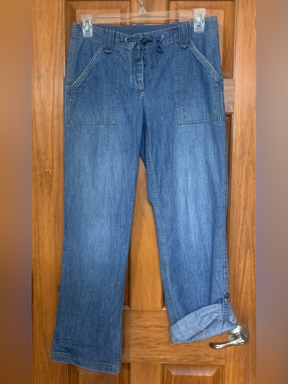 Vintage Y2K Liz Claiborne Convertible Roll-Tab
Utility Jeans